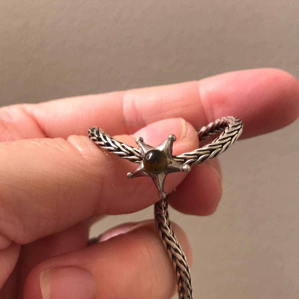 Authentic Trollbeads Gemini Star bead *retired*